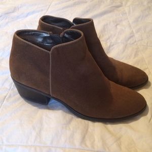 Suede Ankle Booties